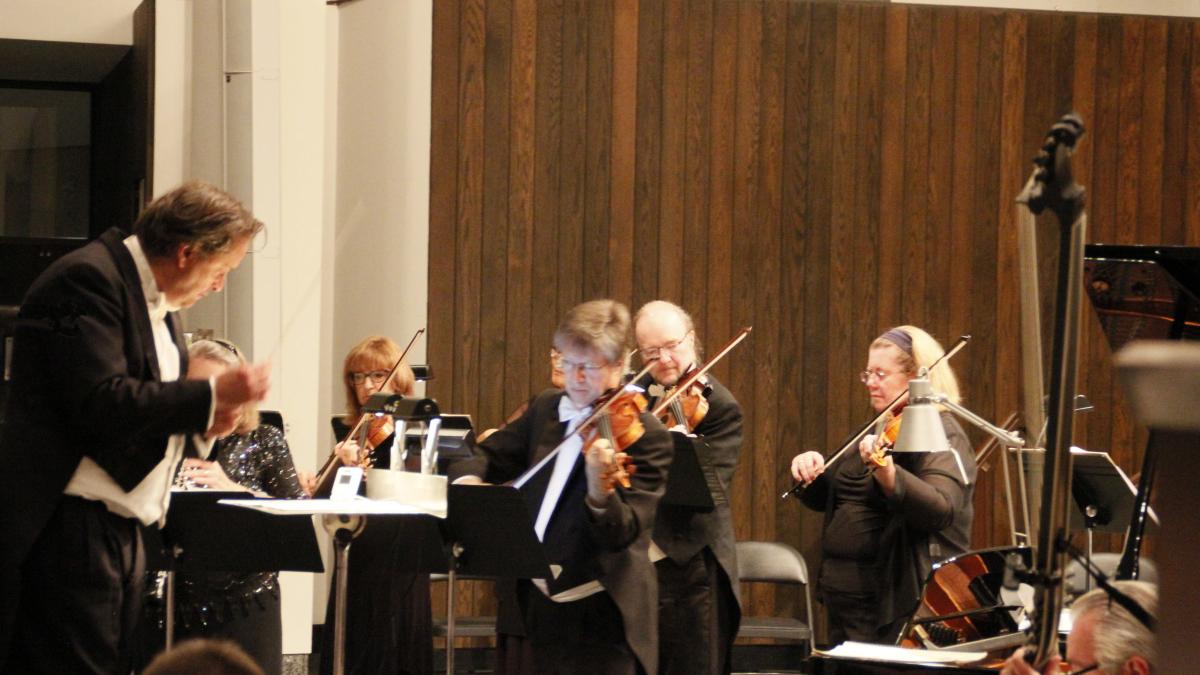 Maestro Radu with members of Camerata Ama Deus